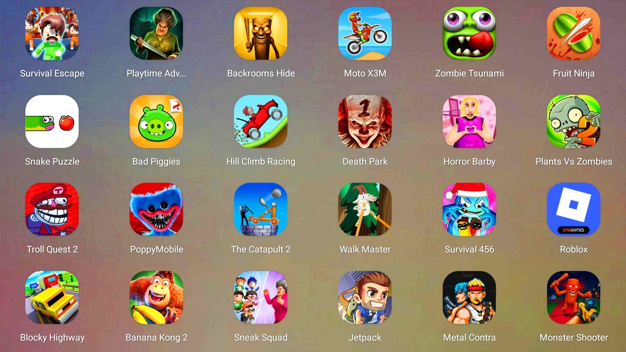 Roblox,Save the Masters,Bob The Robber 4,Troll Face Quest,Red Ball Super Run,Poppy Playtime 4...
