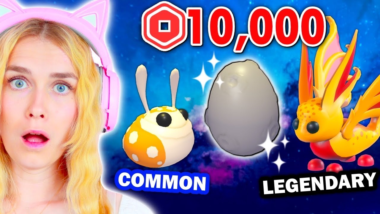 Best MOON EGG Hatch *WINS* 10,000 ROBUX In Adopt Me! (Roblox)
