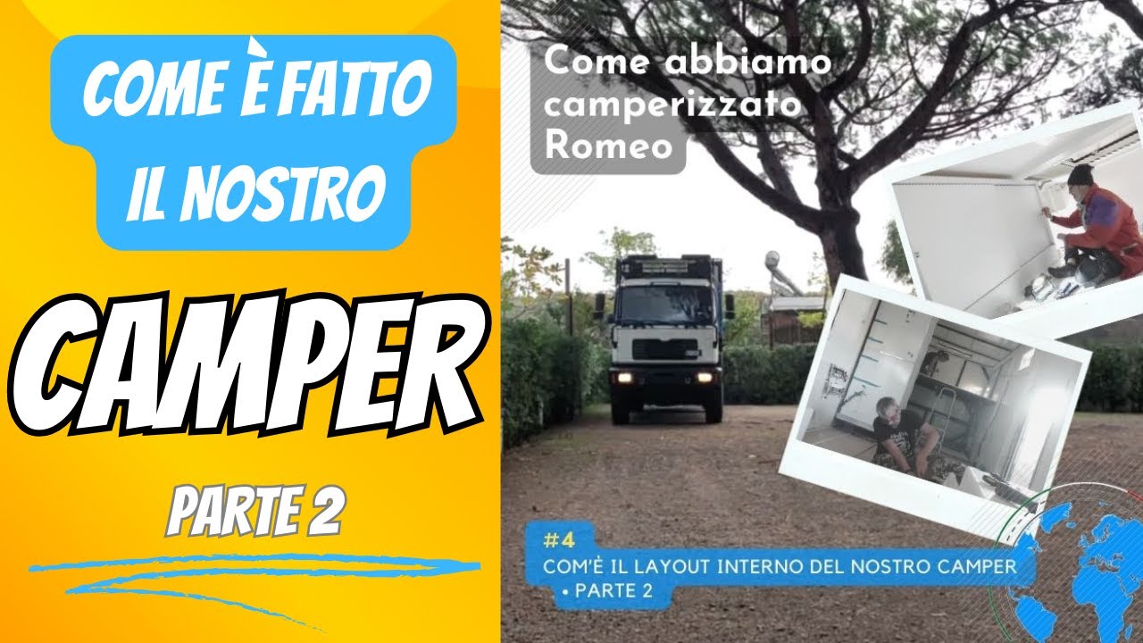 #4 Com'è il layout interno del ns camper Parte 2 #camper4x4 #camperfaidate #overlanding