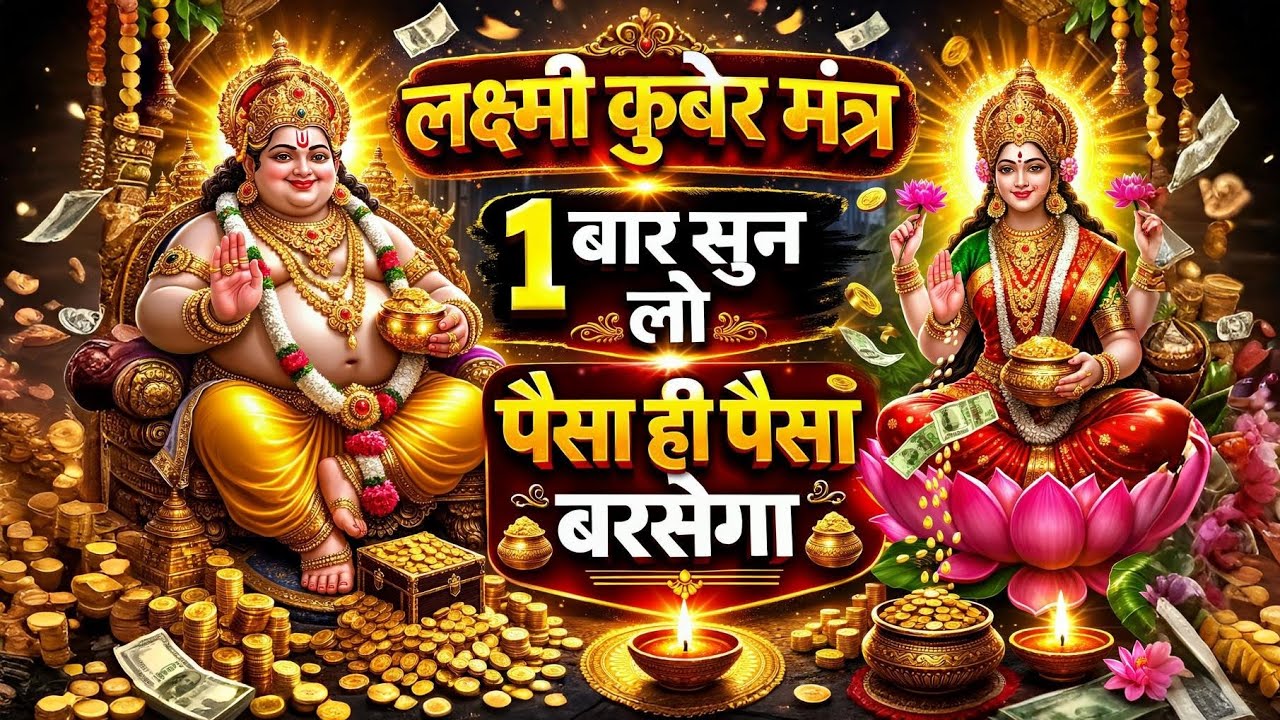 लक्ष्मी कुबेर मंत्र: सिर्फ 7 सेकंड सुन लो, इतना पैसा आएगा गिनते-गिनते थक जाओगे 💰