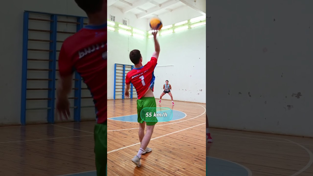Measuring my attack speed! 🏐 The numbers keep going up. #volleyball #usa