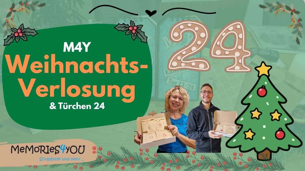 M4Y Jahreskalender - TAG 24 🎁 Weihnachts-Verlosung 🎁
