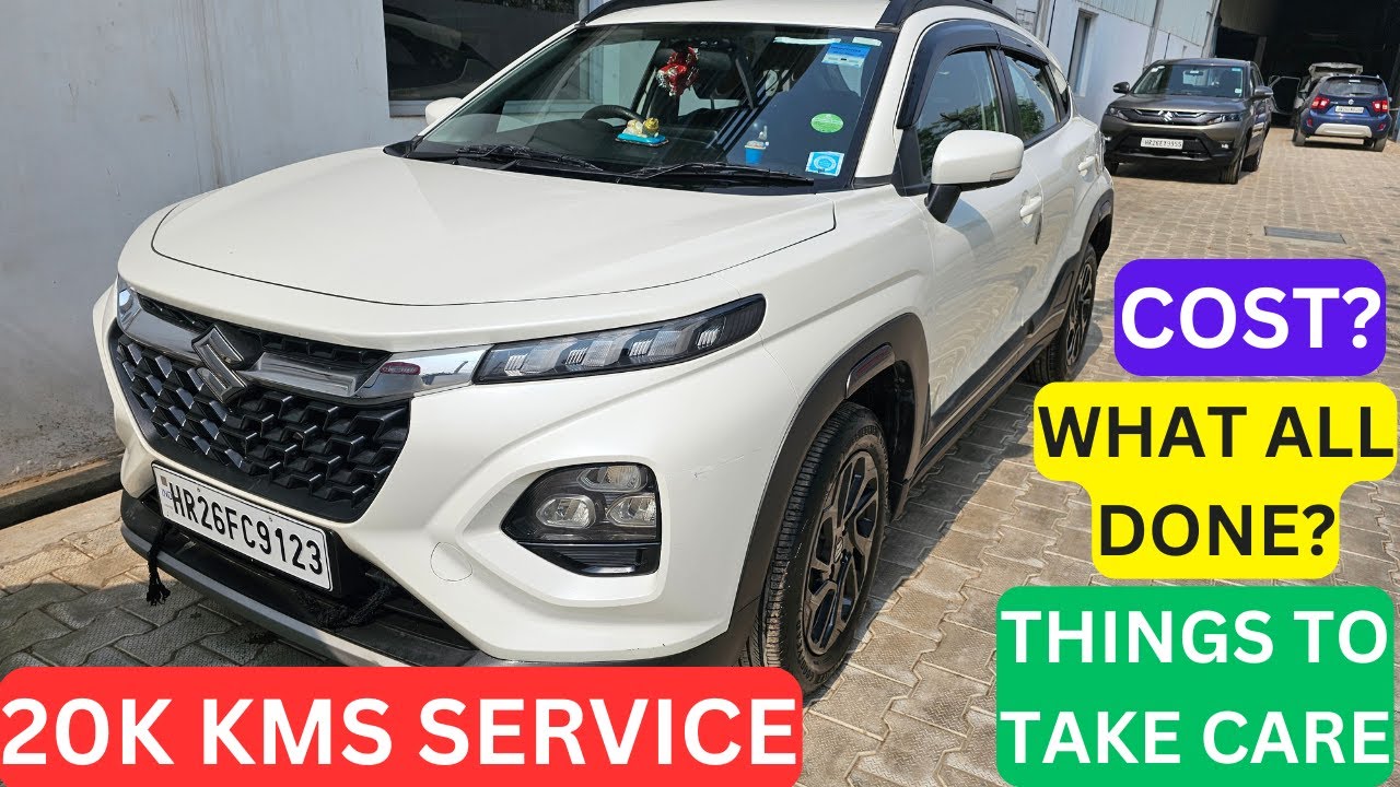 Maruti Fronx 20K 4th Service ⚙️ | Cost, What All done, Everything