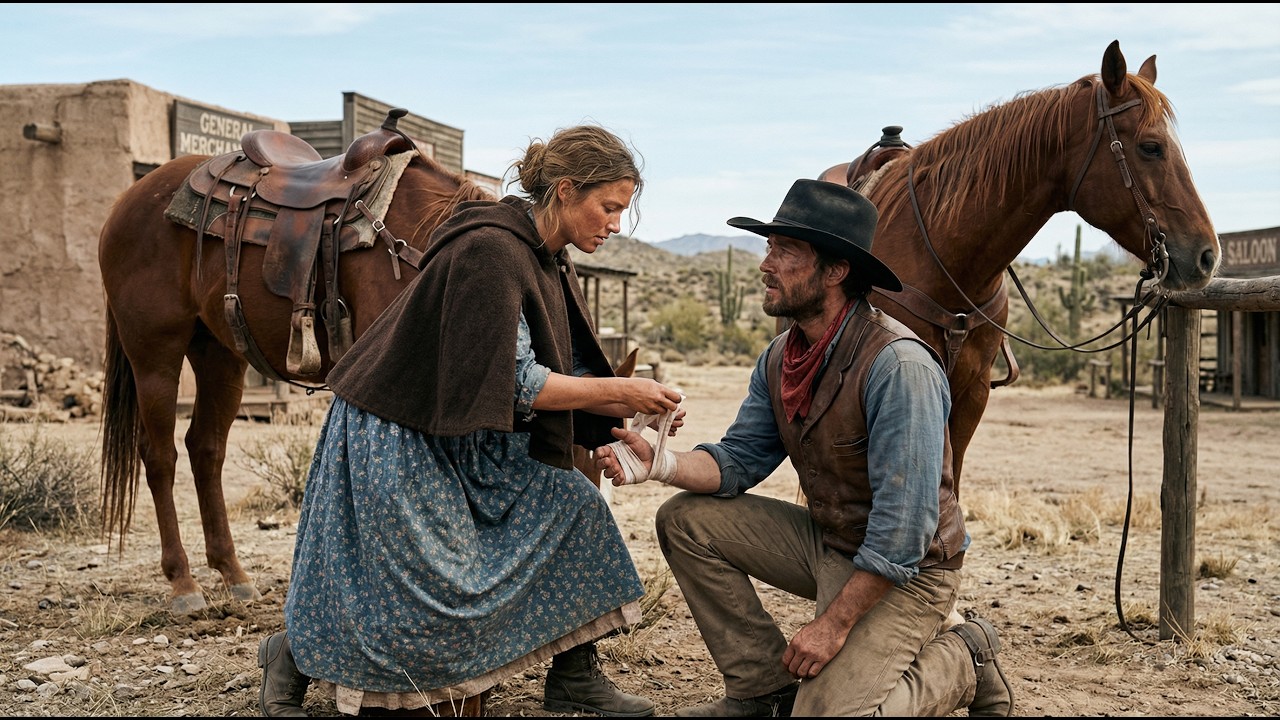 The Doctor’s Daughter Saved a Wounded Cowboy… But He Refused Her Help at First