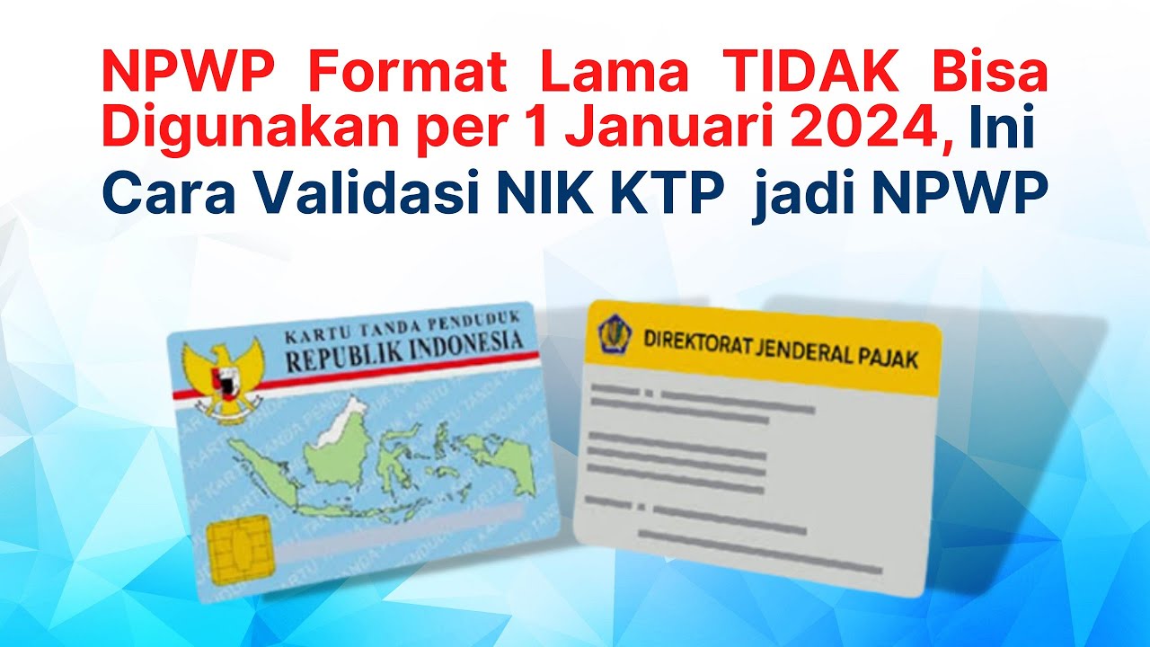 Cara Pemadanan NPWP Dengan NIK Tanpa Ke Kantor Pajak || Pemadanan  NPWP dan NIK || NIK Menjadi NPWP
