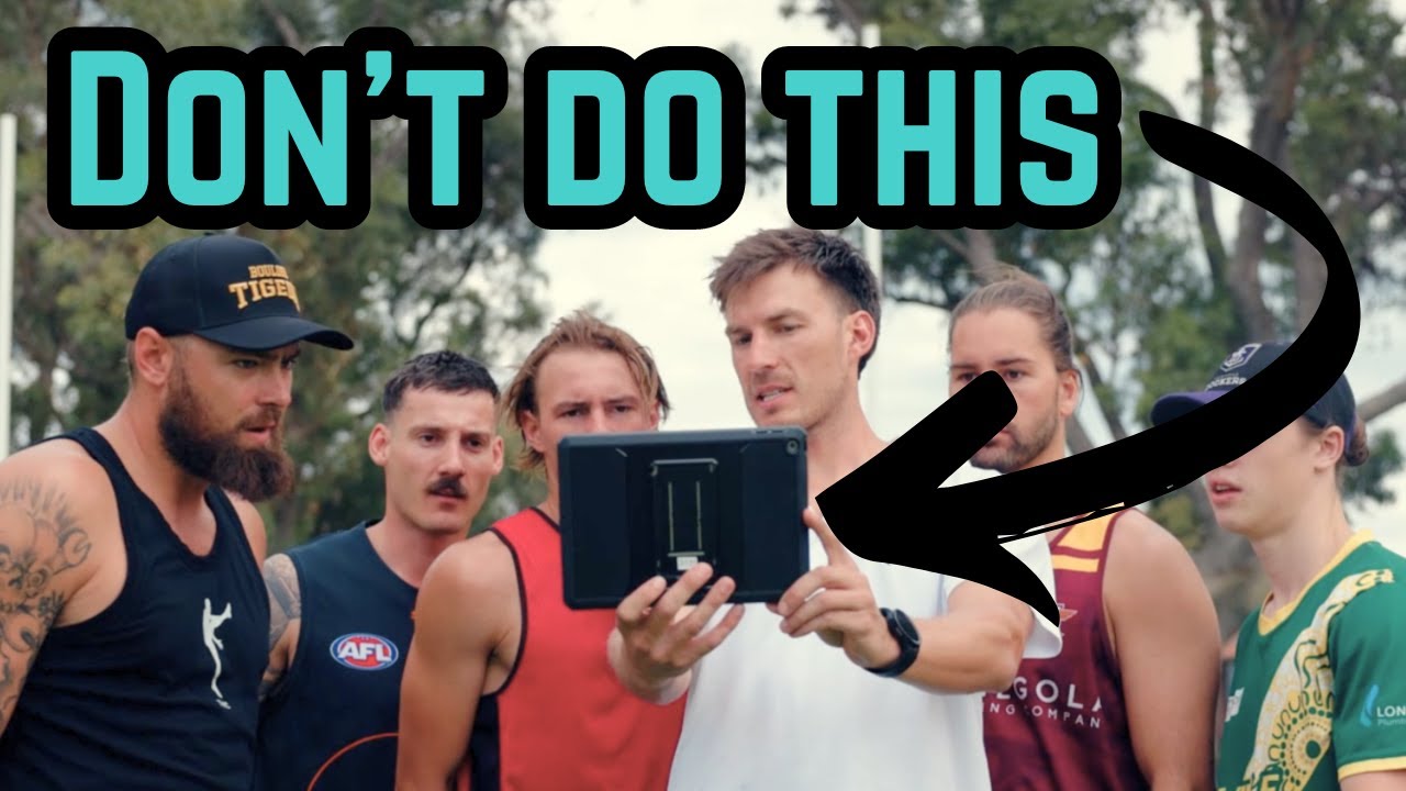AFL Kicking Drills 🏉For Senior & Ressie's Footballers