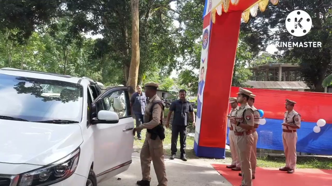 Assam Police Dgp Sir Bhaskar Jyoti Mahanta Entry Dhola Police Station Tinsukia 2022