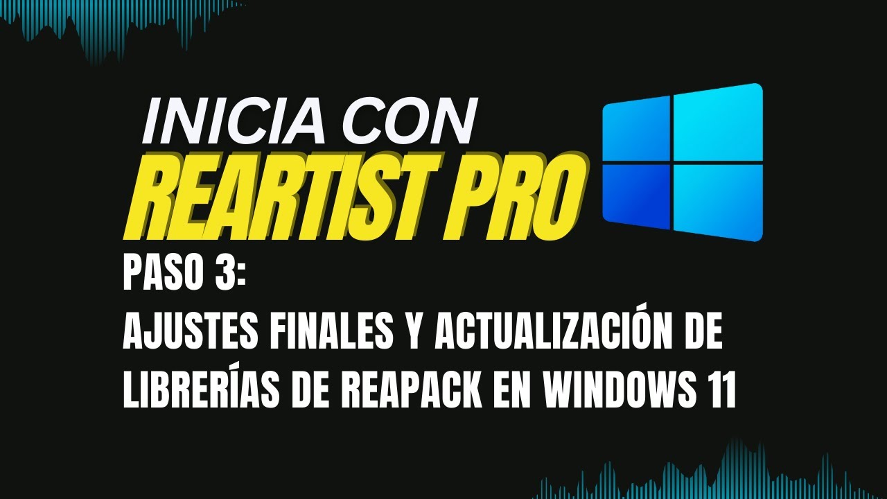 INICIA CON REARTIST PRO - PASO 3: Ajustes de ReArtist Pro 2025 & Actualización de ReaPack en Win11