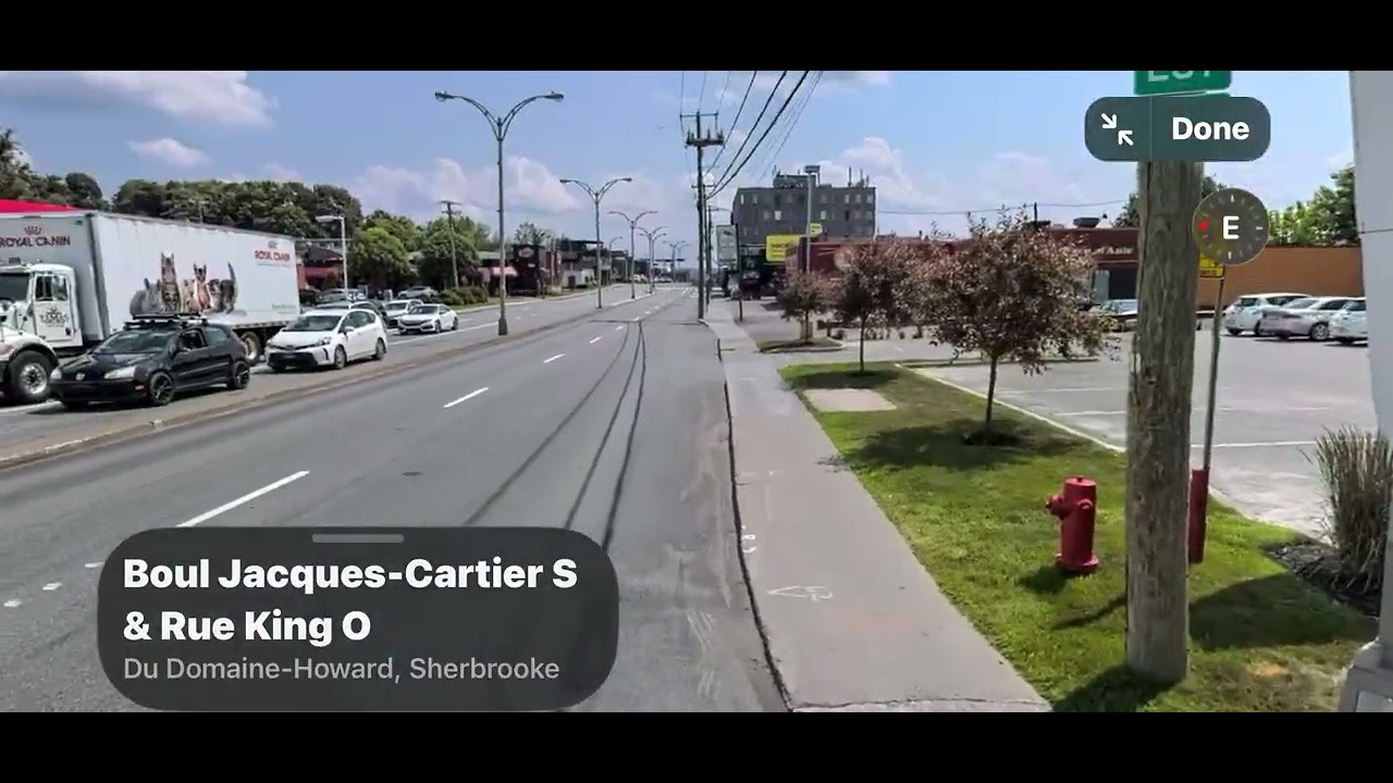 Driving In Sherbrooke Quebec On Apple Maps