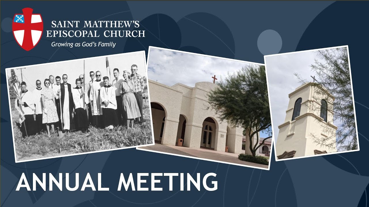 Annual Meeting 2026 - Saint Matthew's Episcopal Church, Chandler AZ