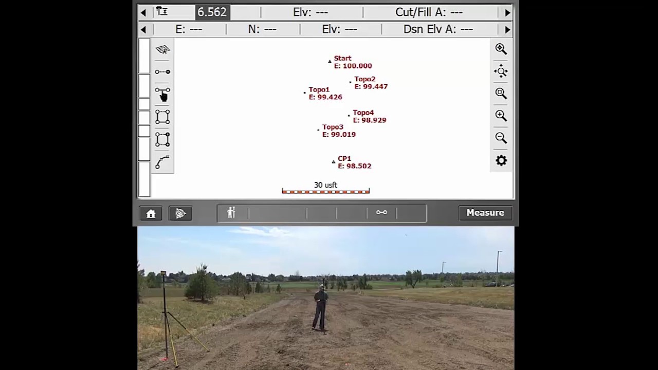 Basic point and line measurement in SCS900
