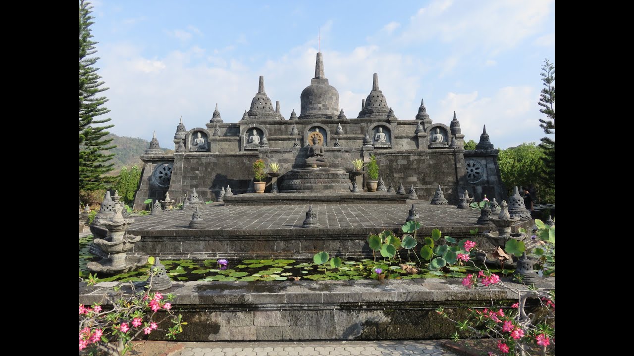 Inside Brahma Vihara Arama Buddhist Monastery,  bali, indonesia