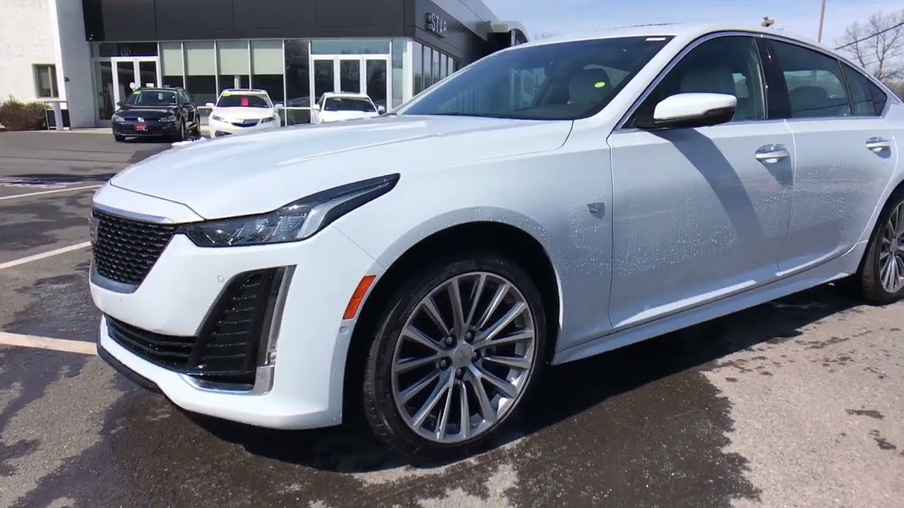 2022 Cadillac CT5  Premium Luxury 3.0L V6 4D Sedan 10-Speed Automatic Diamond Sky Metallic