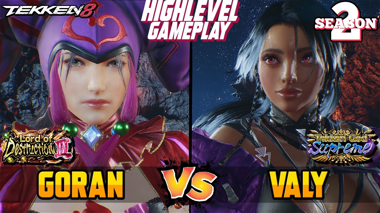 T8 &ndash; GORAN (#1 Ranked JUN) vs VALY (Miary Zo) &ndash; Tekken 8 SEASON 2: High Level Gameplay