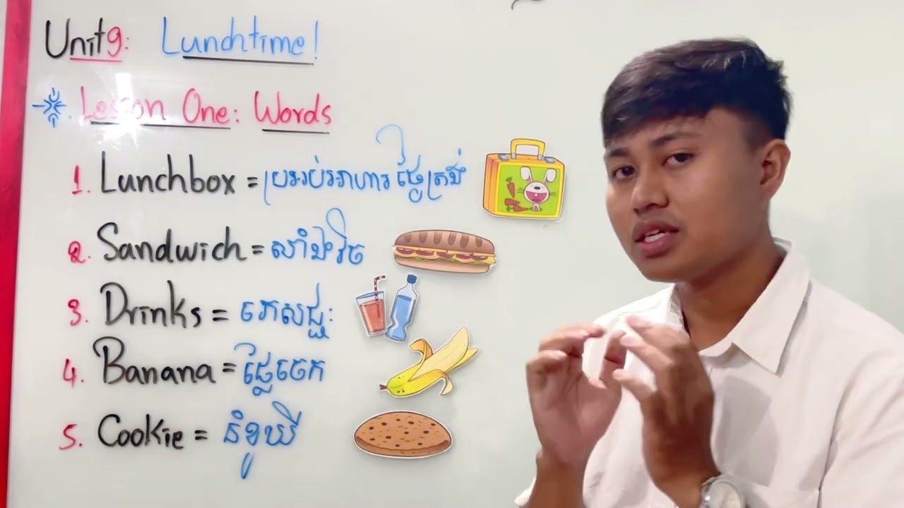 E1-Unit9: Lunchtime! -Lessons One:Words (Family and Friends 1)