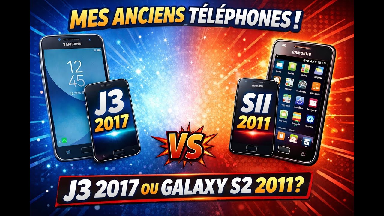 Comparatifs de deux Samsung