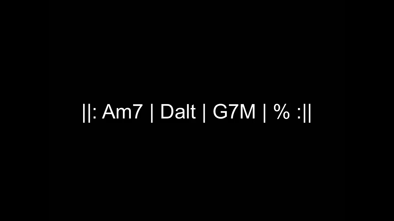SLOW JAZZ ii valt i Backing Track in G major