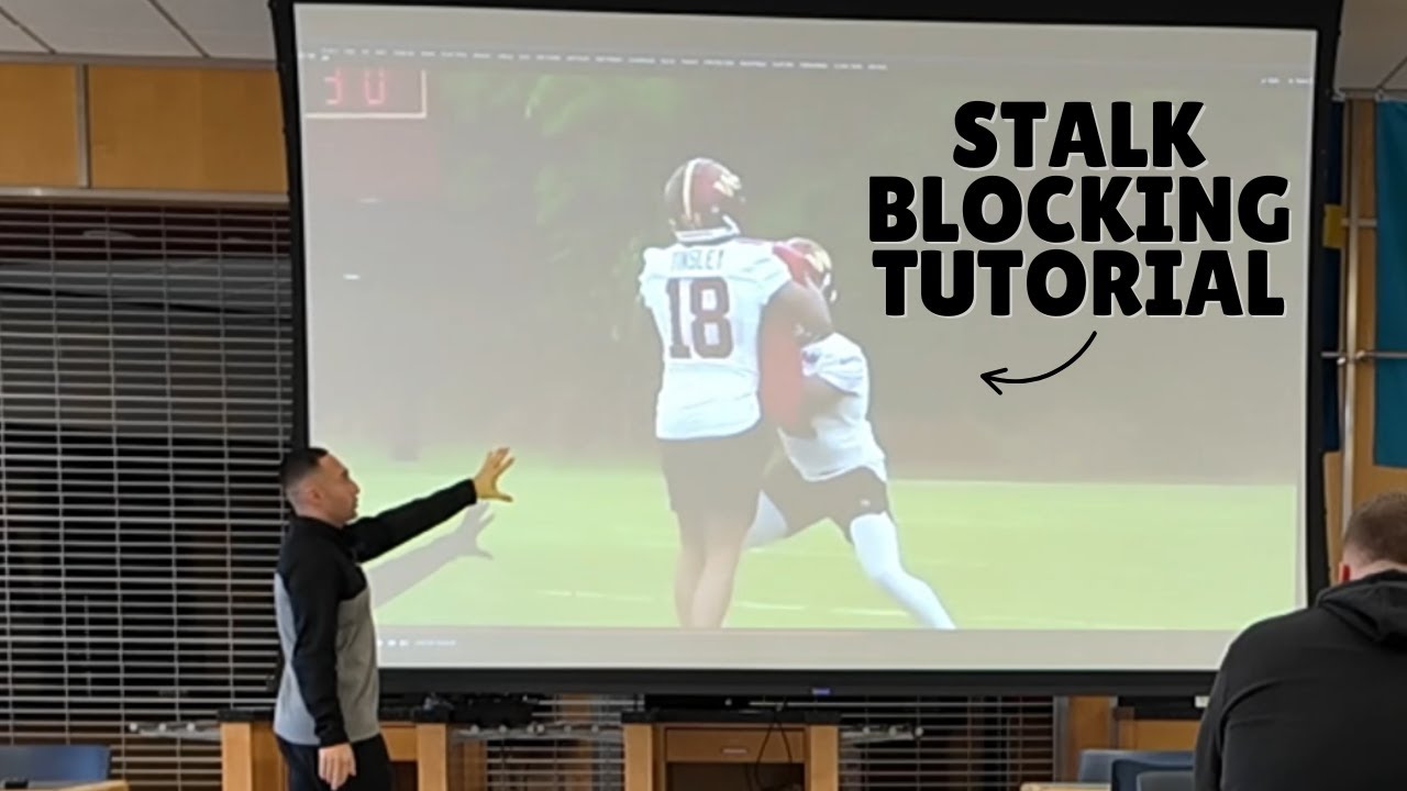 Stalk Blocking WALKTHROUGH For Coaches
