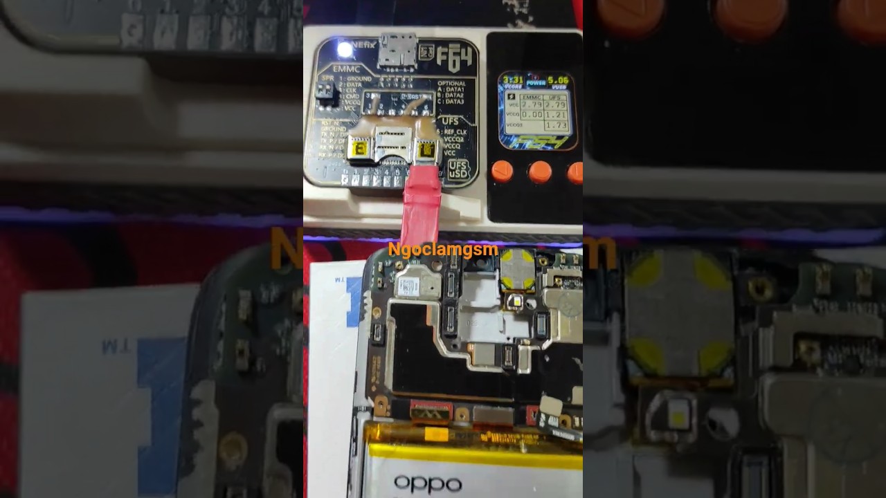 Oppo A9 2020 (CPH1937) UFS isp Connect Easy Done By F64 Box