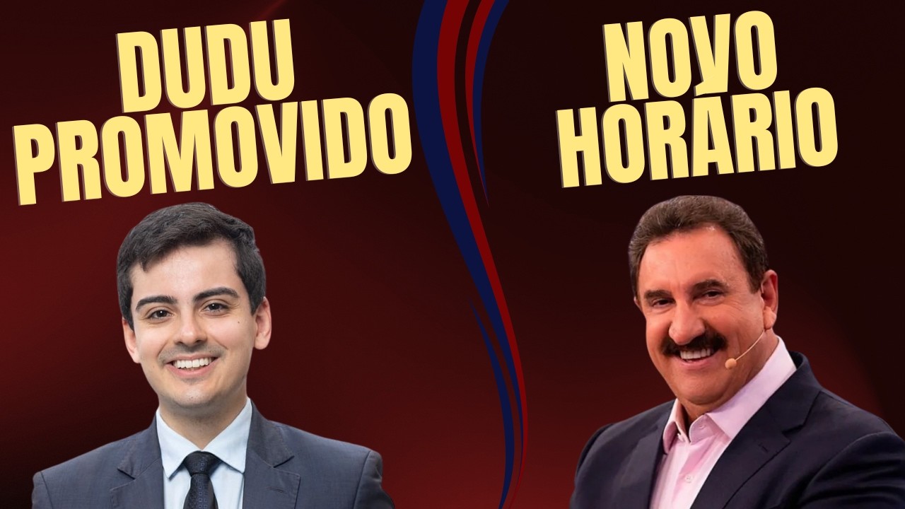 BASTIDORES PEGANDO FOGO NA TV: Dudu promovido e Ratinho em novo horário