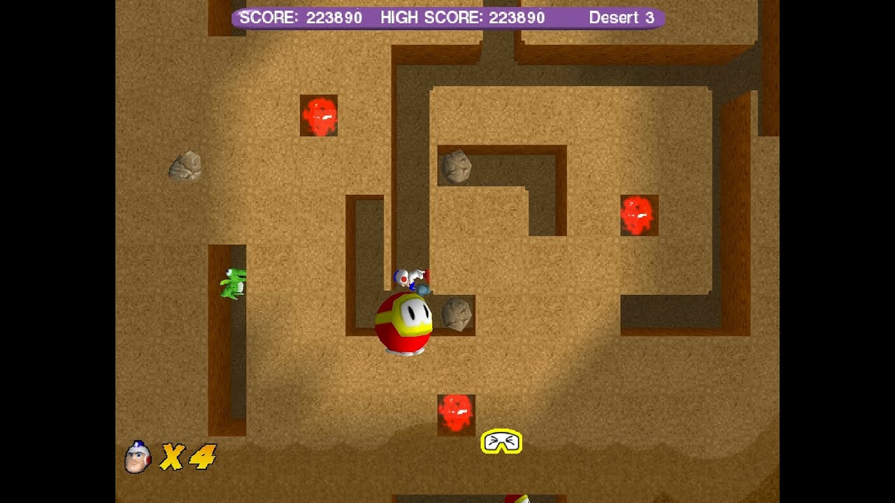 Dig Dug Deeper 2001 PC 60fps