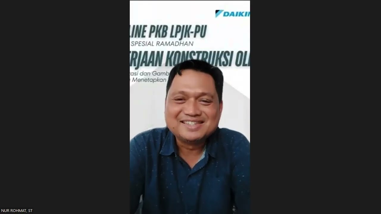 kegiatan Seminar Nasional Online Pengembangan Keprofesian Berkelanjutan (PKB) LPJK-PU
