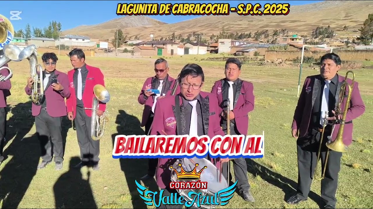 Lagunita de cabracocha. San Pedro De Cajas. Gran Banda Corazón Valle Azul