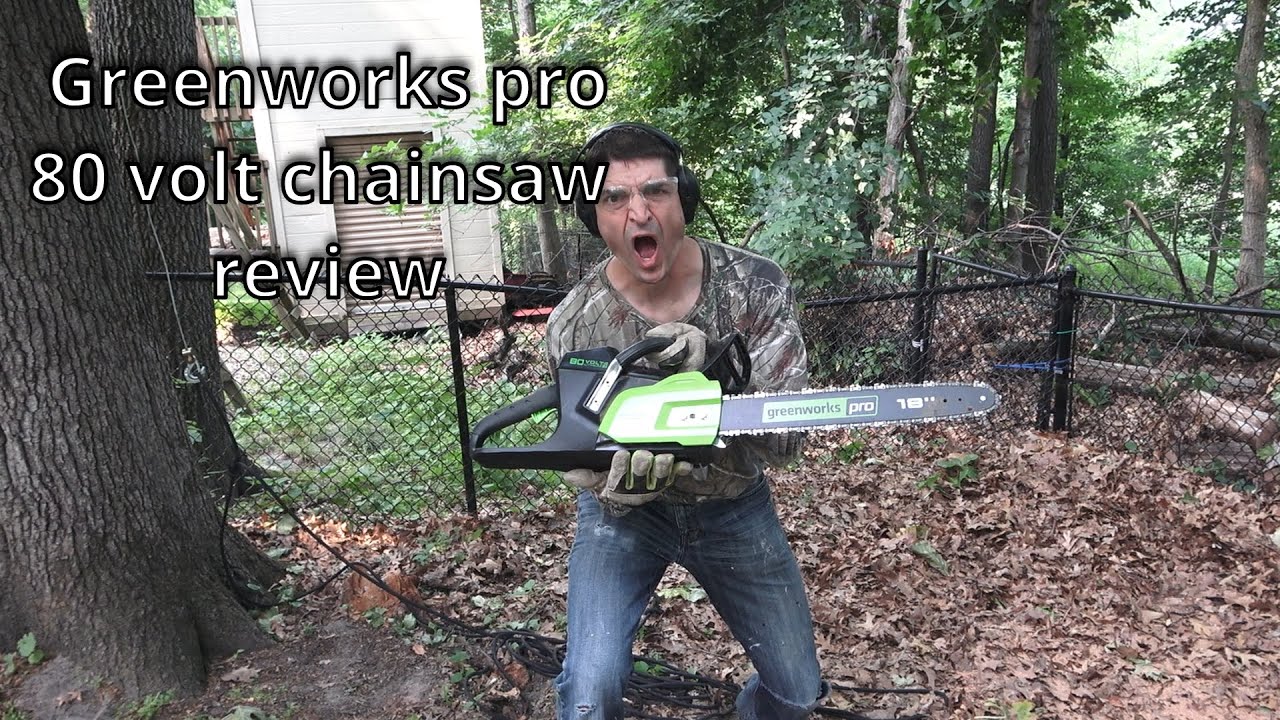 Greenworks pro 80 volt chainsaw review