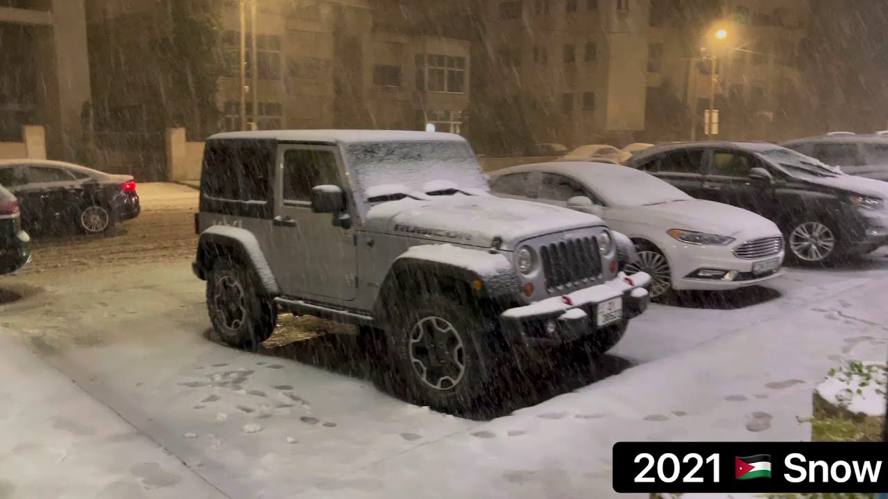 Jeep Wrangler in 🇯🇴 snow | مغامرات الثلجة مع الجيب رانجلر