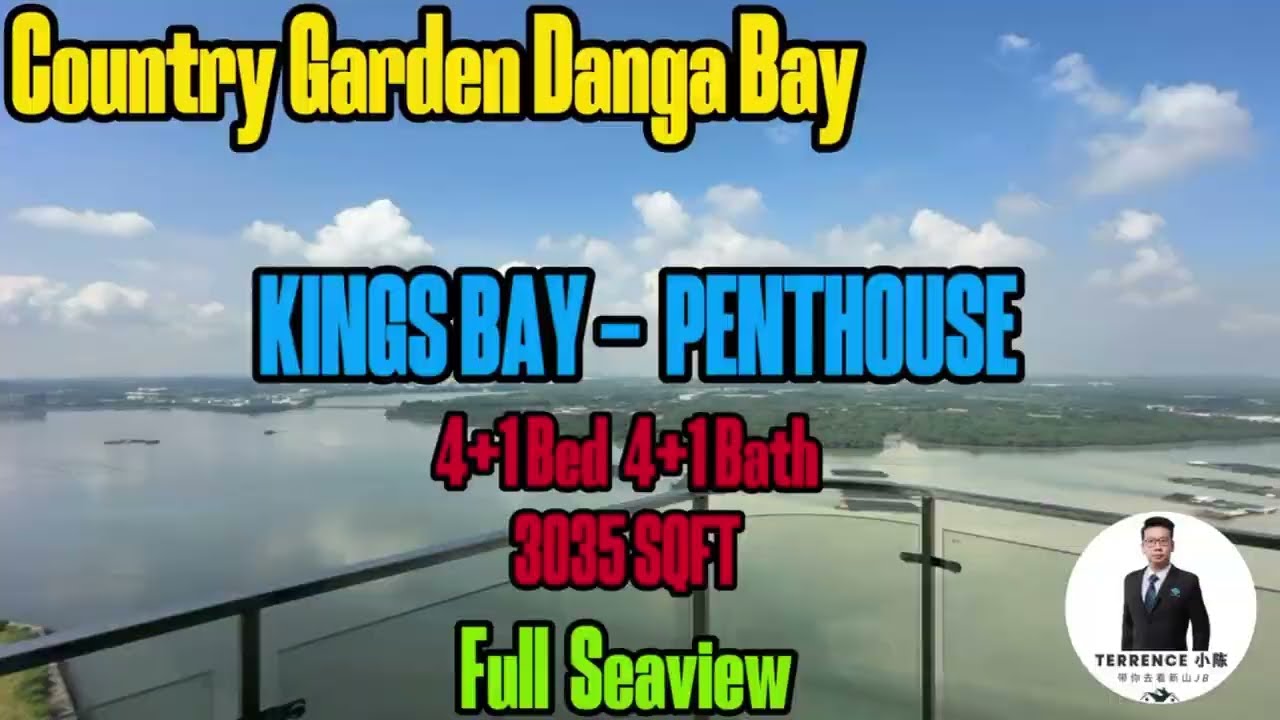 Country Garden Danga Bay - Penthouse 4+1 Bedroom 4+1 Bathroom 3035 SQFT Johor Bahru