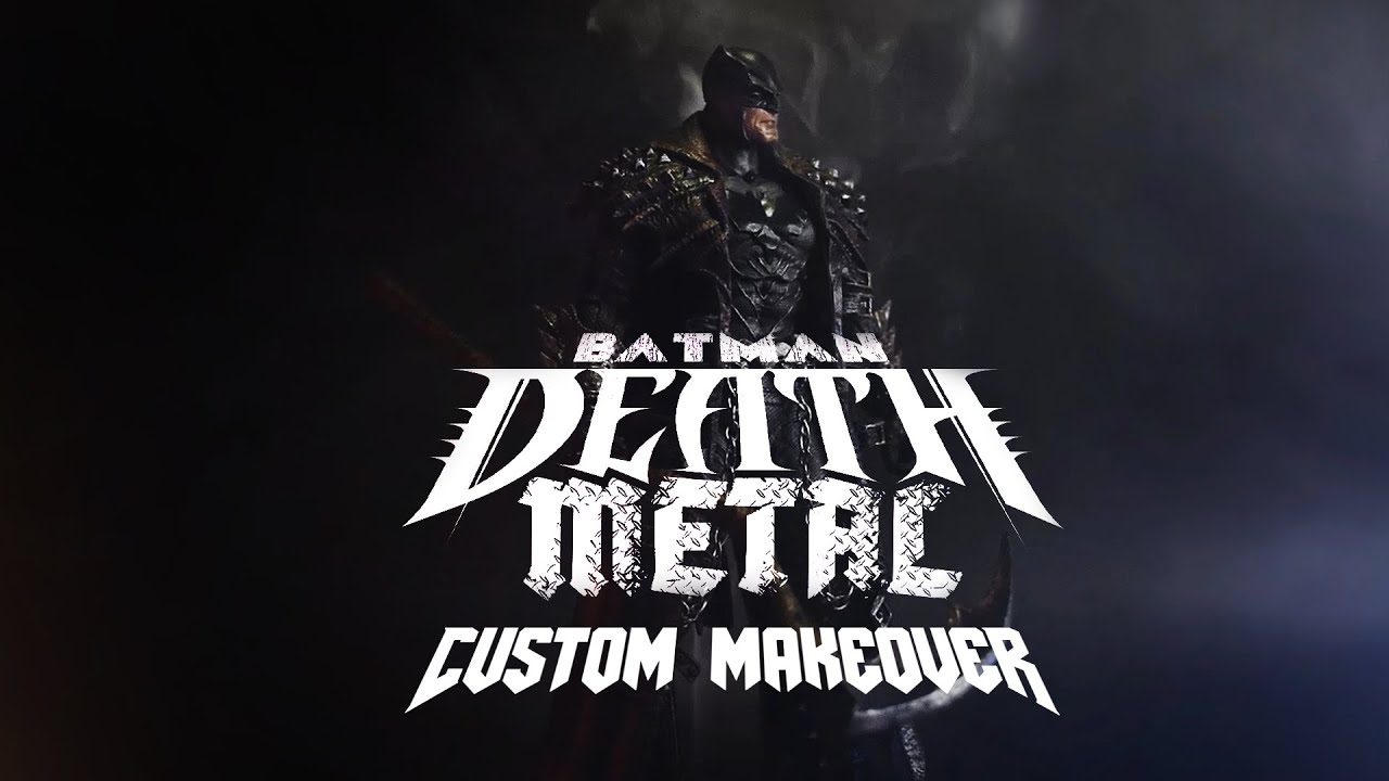 BATMAN DEATH METAL MAKEOVER | Mc Farlane figure | Hand painted | Custom Collectible.