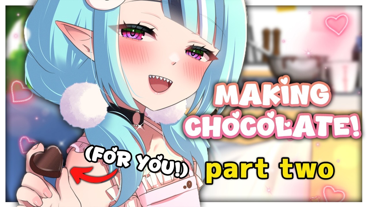 Making (More) Valentine's Chocolate (love never ends okay)【Handcam】