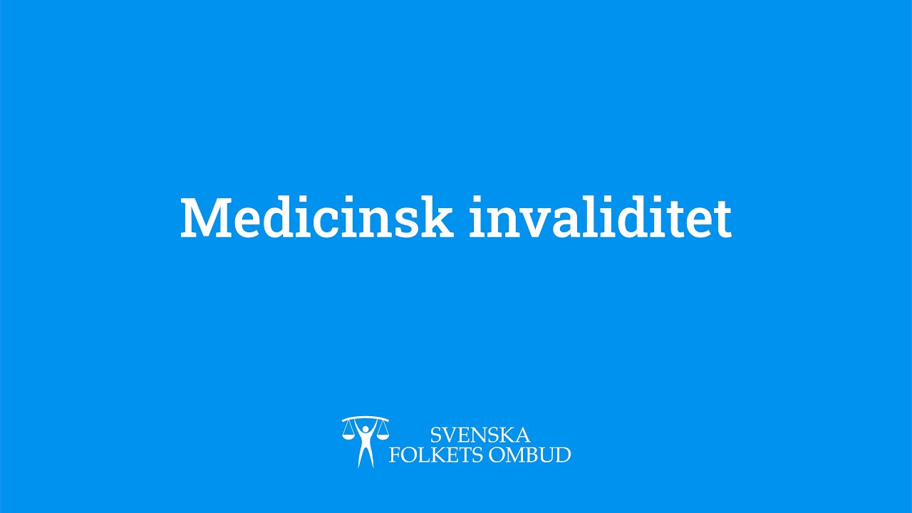 Medicinsk invaliditet