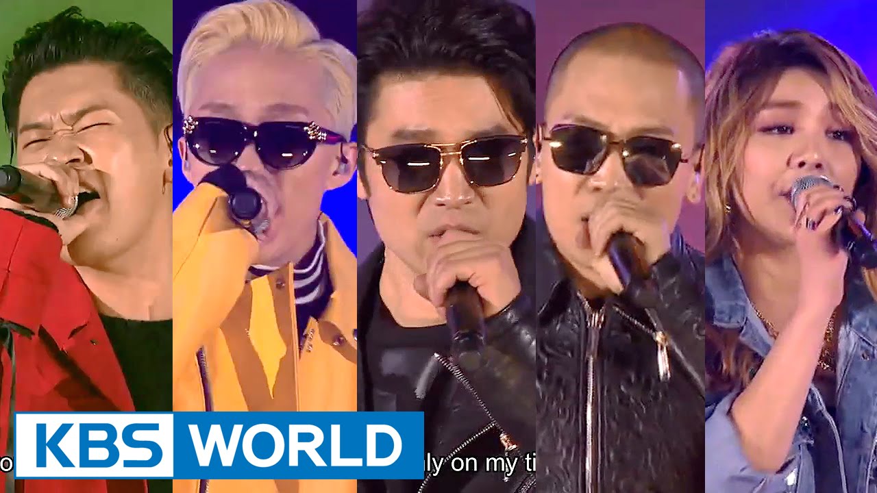 Dynamic Duo & Zion.T & Crush & Ailee - Oasis / See Through [2015 KBS Song Festival / 2016.01.23]