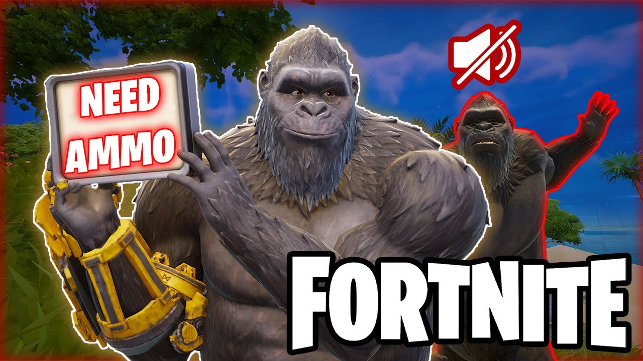 what if GORILLAS played FORTNITE?