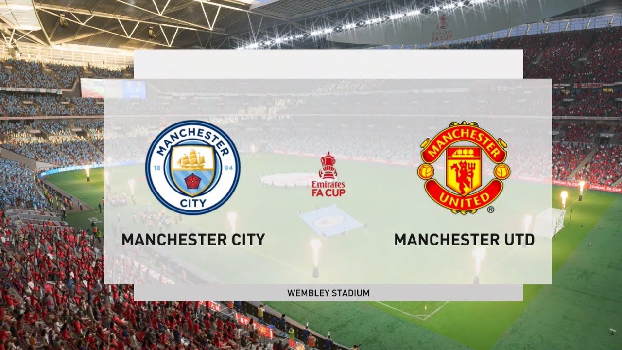 FA CUP FINAL 2024 MANCHESTER CITY VS MAN UTD , LINE UP , PREDICTION , SIMULATION , FIFA , EA FC 24