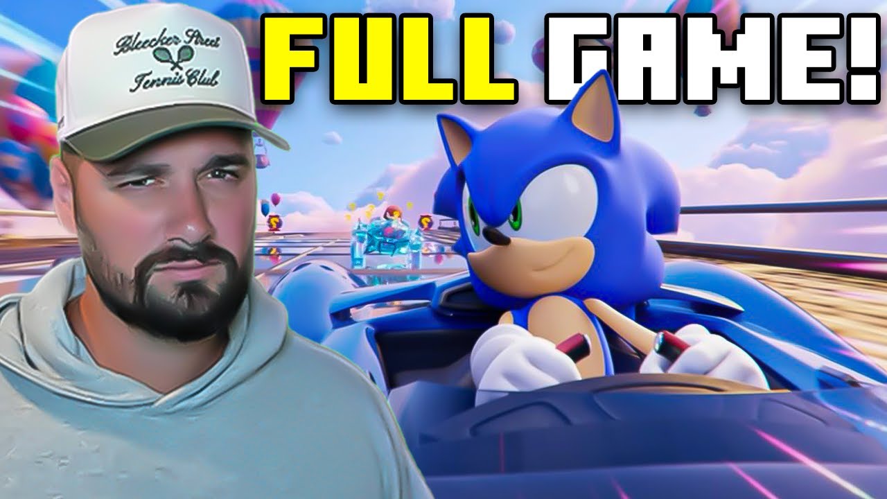 I Beat Sonic Racing Cross Worlds & Unlocked Super Sonic!