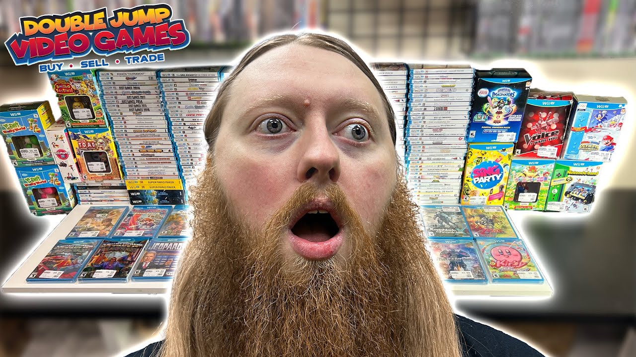 BIGGEST Wii U Collection Ever Traded Into a Store! | DJVG