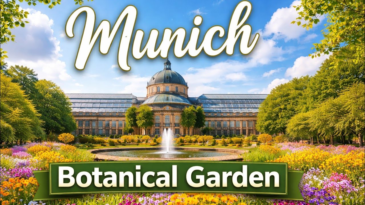 A Peaceful Walk Through Munich Botanical Garden | Tropical & Cactus Greenhouses