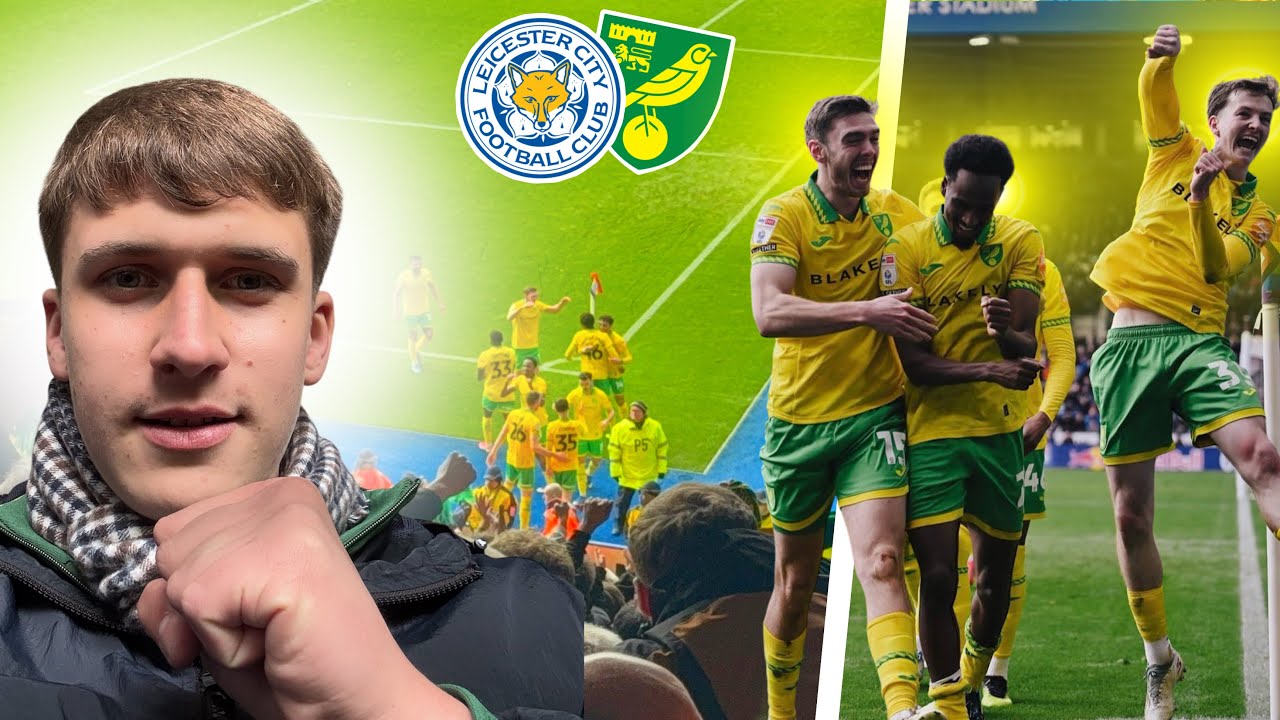 SECOND HALF CARNAGE AND AWAYEND SCENES as NORWICH BEAT LEICESTER! |Leicester City 0-2 Norwich | Vlog