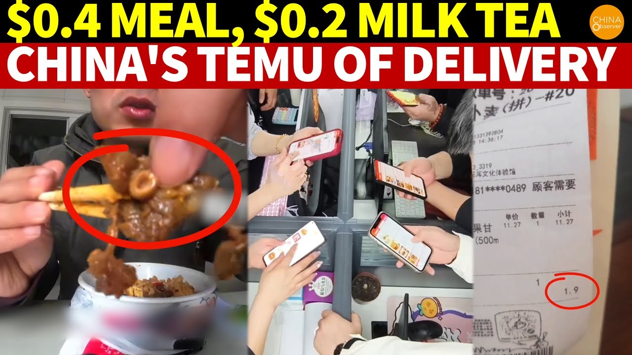 $0.4 Meal, $0.2 Milk Tea, Share Meals Trending in China—Called Temu of Food Delivery