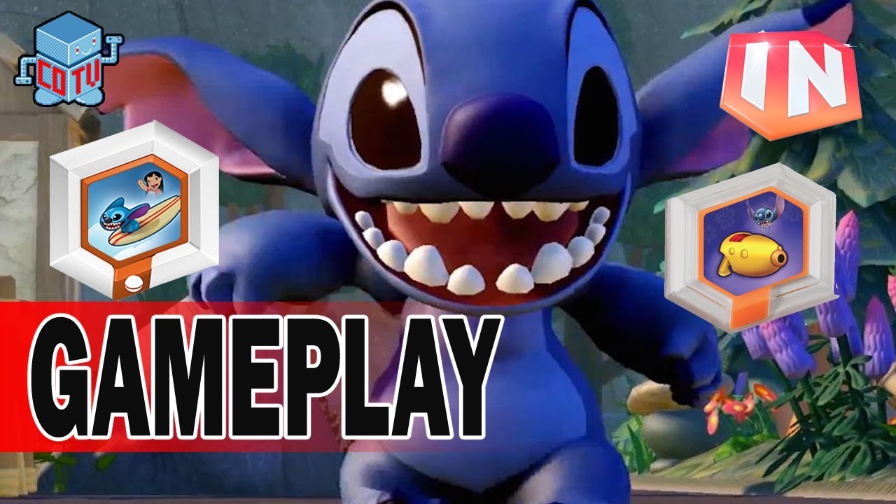 Disney Infinity 2.0 STITCH Gameplay + Power Discs