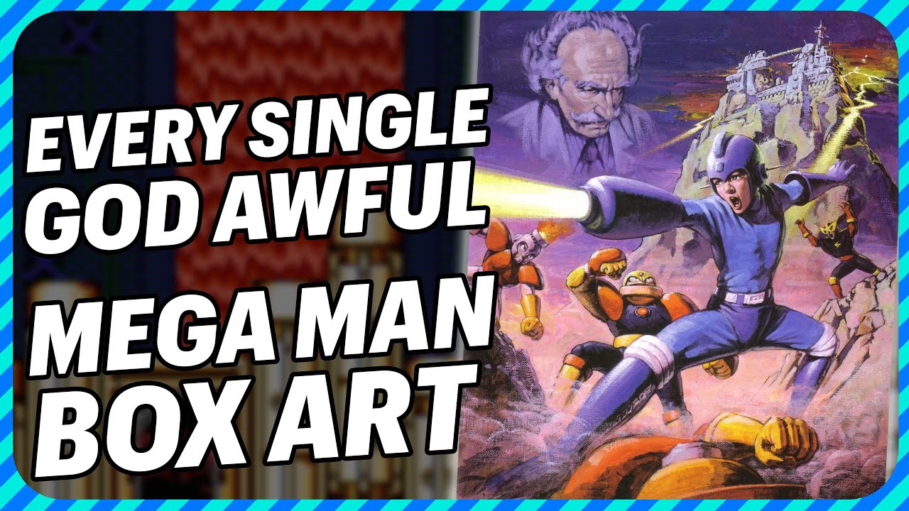The History of Mega Man Box Art (Excluding 9 & 10 because, eh whatever...)