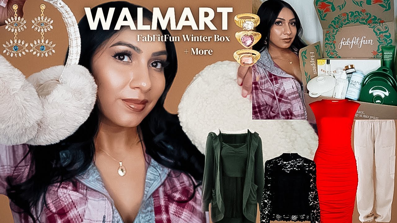 Walmart Fashion Curvy/midsize Try On Haul Ft. Fabfitfun Winter Box - Gift Ideas By Arapana Sadeo