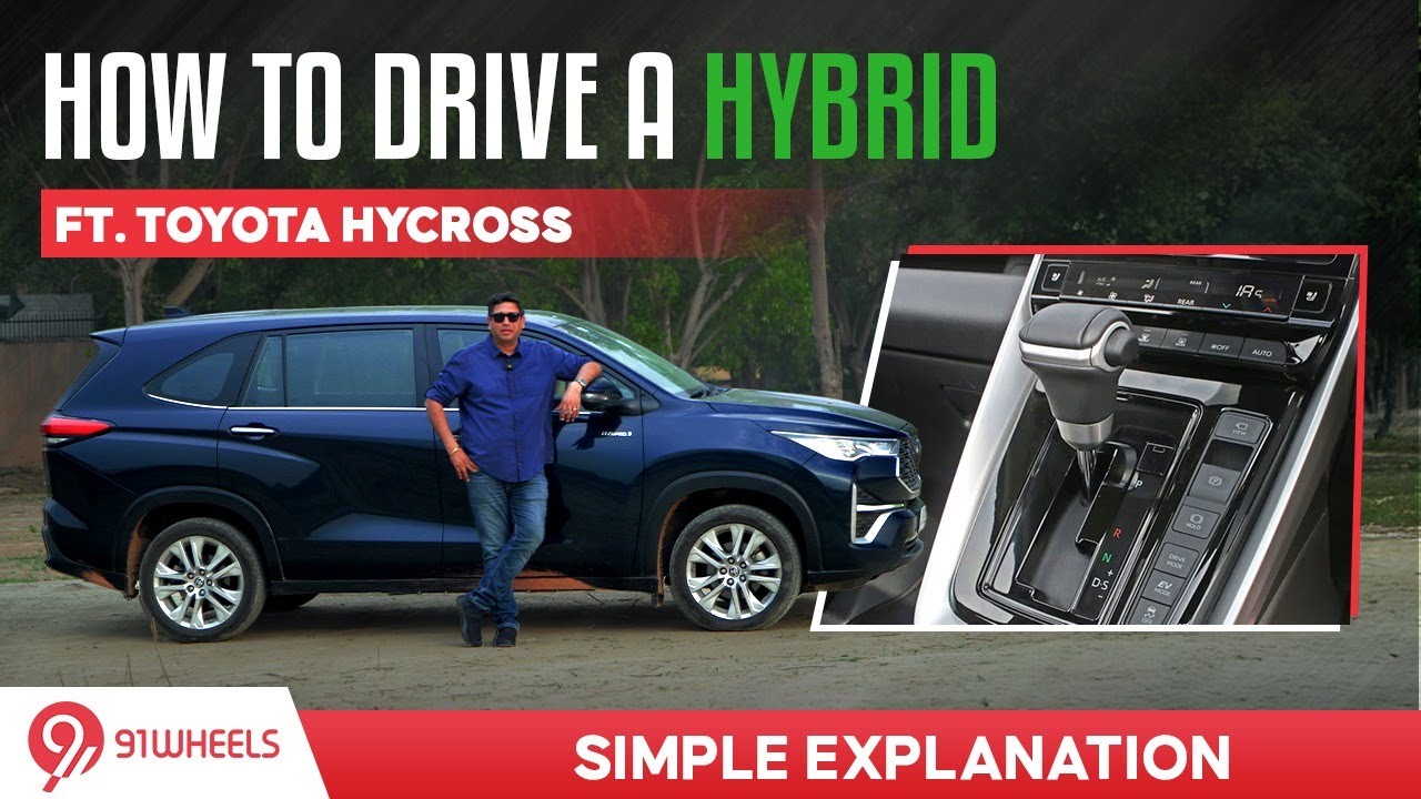 How to drive a hybrid car ft. Toyota Hycross Hybrid || Simple Explanation of running of a Hybrid car