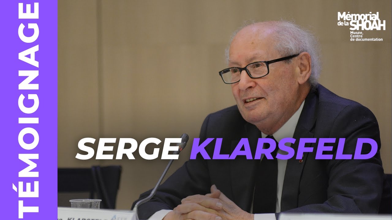 Témoignage : Serge Klarsfeld, l'orphelin devenu chasseur de nazis.