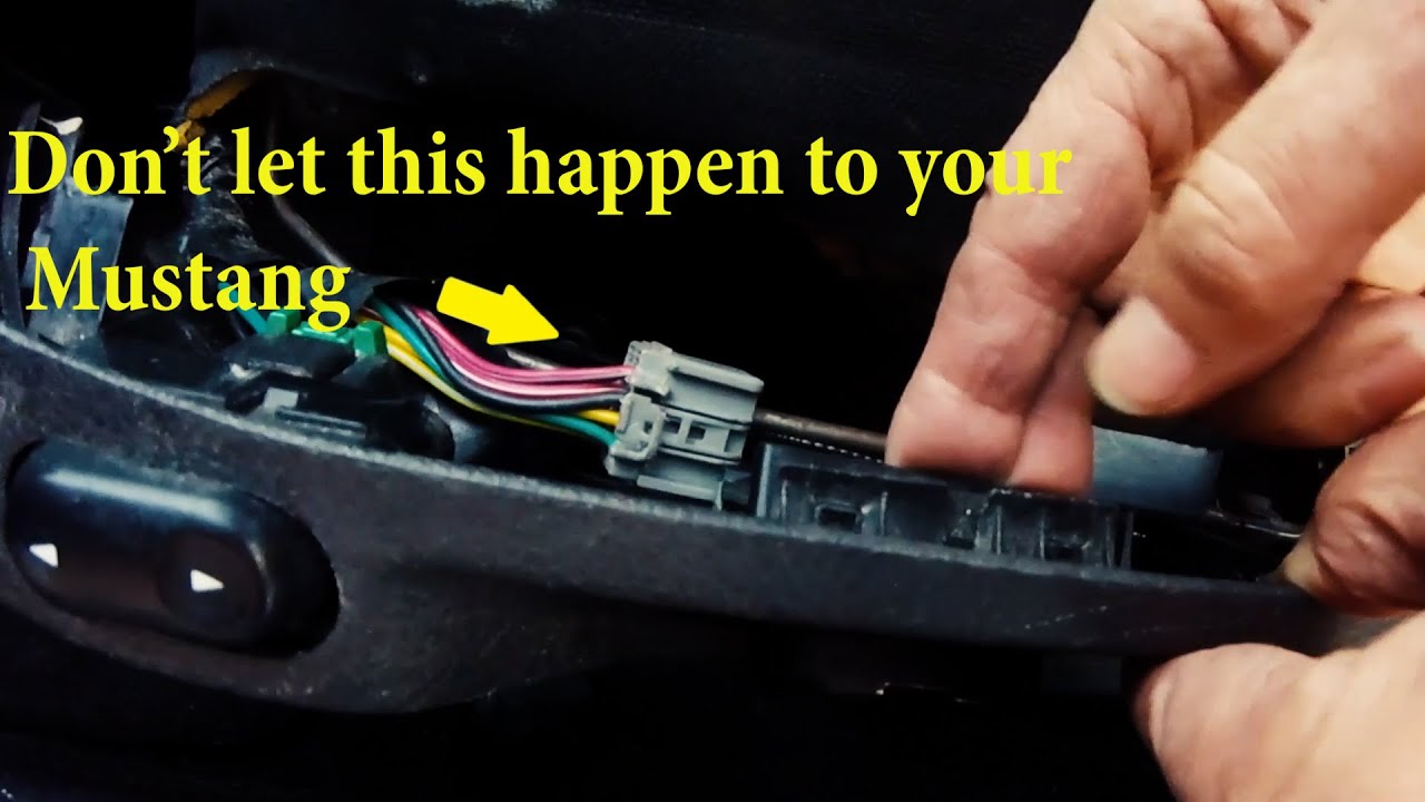How to Replace a Mustang Electric Seat Switch /w Panel Replacement (bonus feature included)