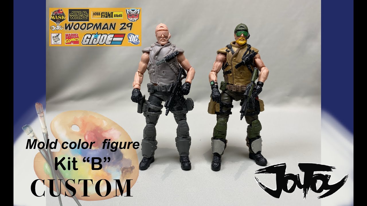 Joy Toy 1:18 Custom painted figure (Mold color figure kit B)