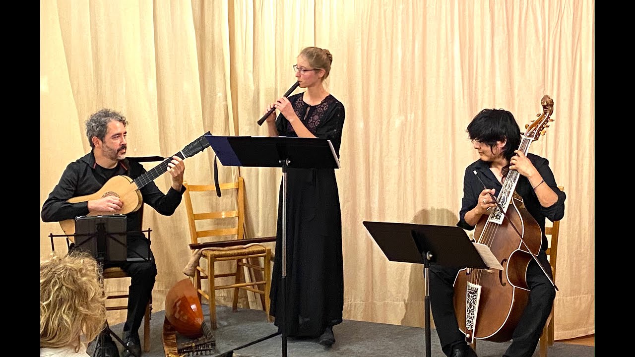 Sonata Op.IV (G.B.Granata). Ens. Fabula Mundi (F.François, flûte - M.Ferré, viole - F.Melo, guitare)