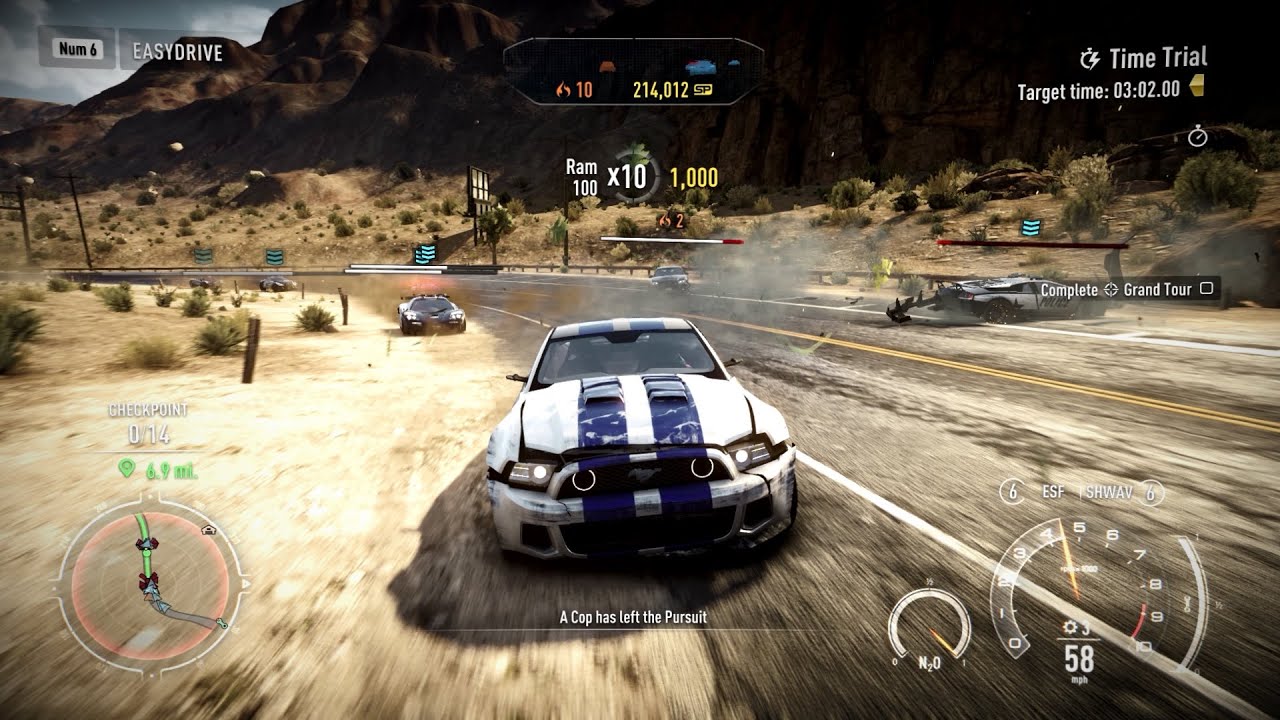 Need For Speed : Rivals : Ford Mastang GT (Movie Edition) : Gameplay
